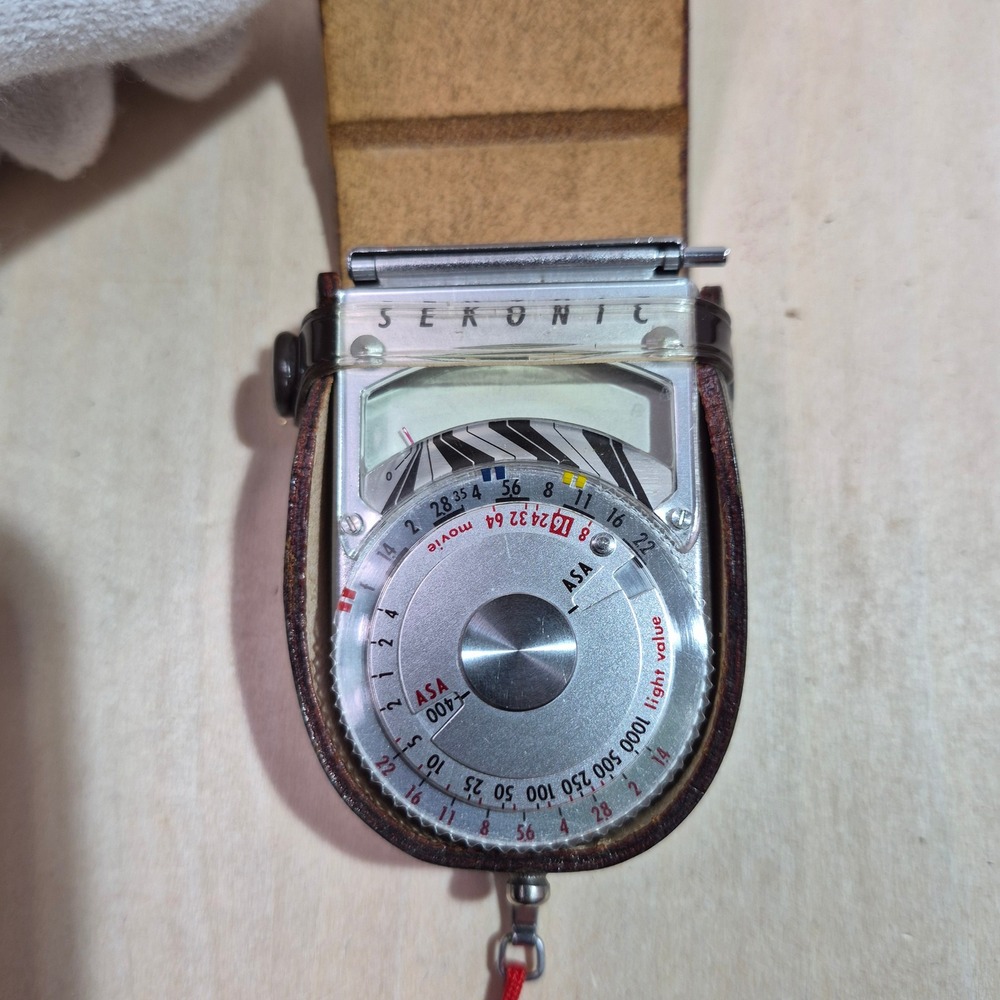 Sekonic L-8 Light Meter Vintage Analog Camera Accessory Leather Case‎